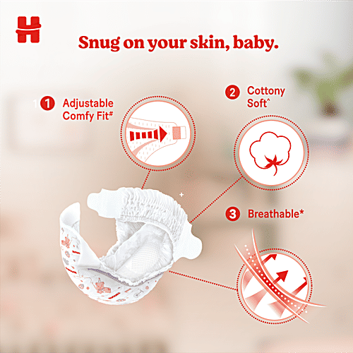 Huggies Huggies Complete Comfort Dry Tape Newborn - Small (NB-S) Size Baby Tape Diapers, Combo Pack of 2, 36 count per pack, 72 count, with 5 in 1 Comfort, y  