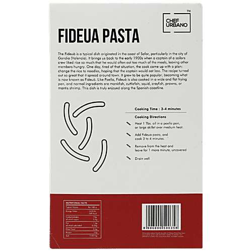 Buy Chef Urbano 100 Durum Wheat Pasta Fideua Online at Best Price of