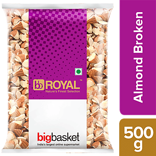 bb Royal Almond/Badam - Broken, 500 g  