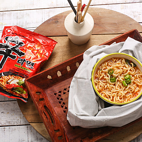 NONGSHIM Shin Ramyun 5-In-1 Noodle Soup - Gourmet Spicy, 600 g Pouch 