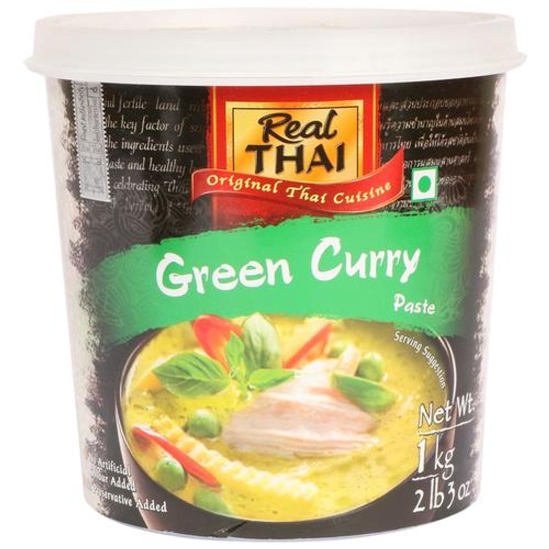 REAL THAI Green Curry Paste, 1 Kg Tub Pack