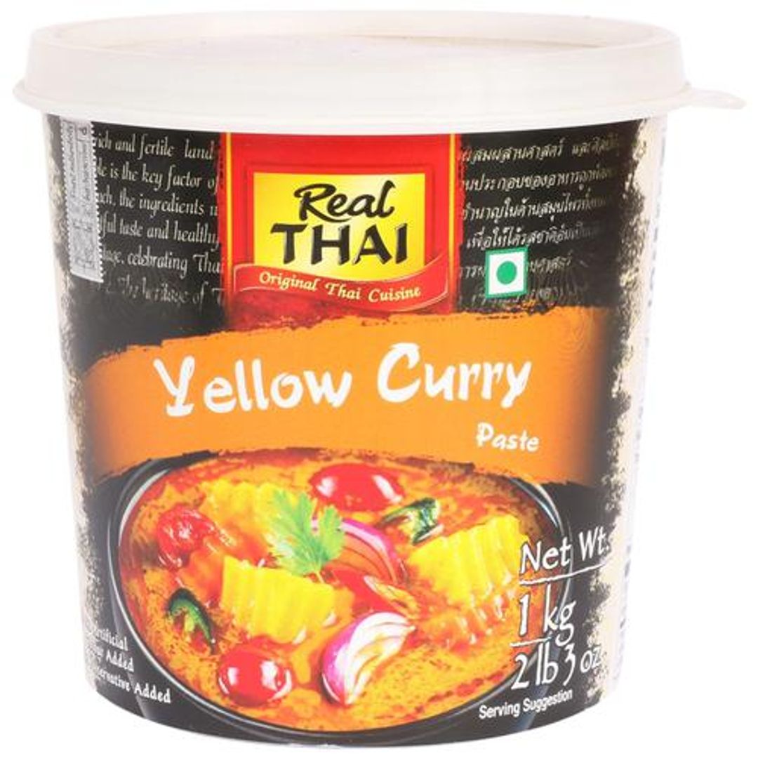 REAL THAI Yellow Curry Paste, 1 Kg Tub