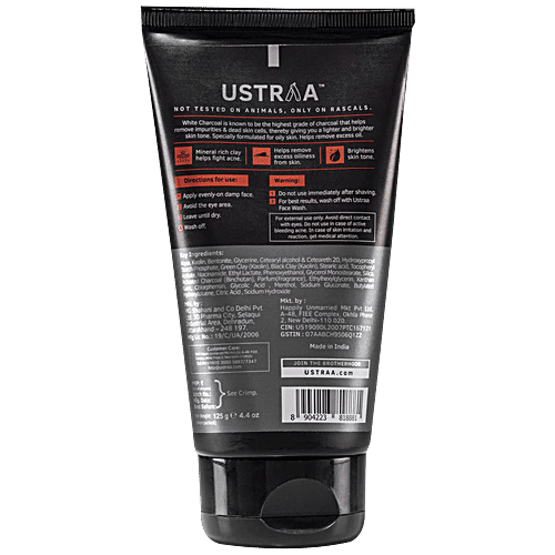 USTRAA De-Tan Face Mask For Men - Oil Control, 125 g  