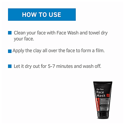 USTRAA De-Tan Face Mask For Men - Oil Control, 125 g  