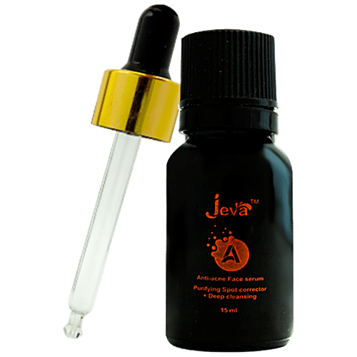 Jeva Purifying Spot Corrector With Deep Cleansing Anti-Acne Face Serum, 15 ml  