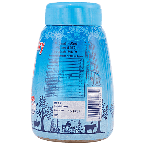 Thacker Dairy Ghee, 500 ml  No Artificial Colours