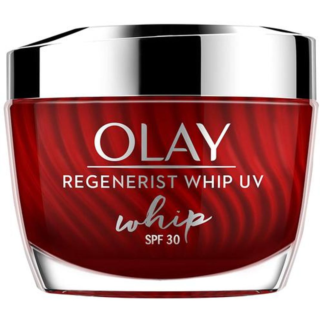 Olay Regenerist Whip Active Moisturiser - UV SPF 30, Light As Air Touch, 50 g 