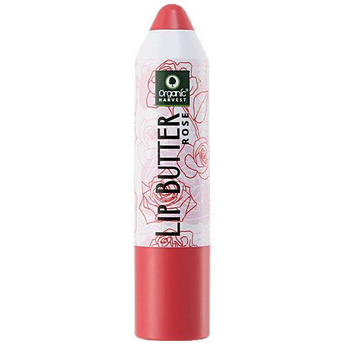 Organic Harvest Lip Butter - Rose, 4 g  