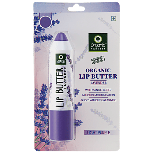 Organic Harvest Lip Butter - Lavender, 4 g  