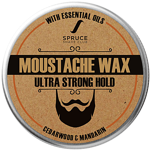 Buy Spruce Shave Club Beard & Moustache Wax For Ultra Strong Hold