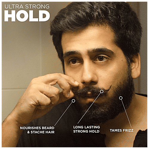 Spruce Shave Club Beard & Moustache Wax For Ultra Strong Hold - Bergamot & Lavender, 50 g Long-Lasting