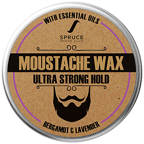 Buy Spruce Shave Club Beard & Moustache Wax For Ultra Strong Hold