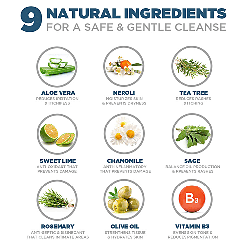 Spruce Shave Club Intimate Wash For Men - Ph Balanced, Tea Tree & Neroli, 100 g  No Artificial Fragrance