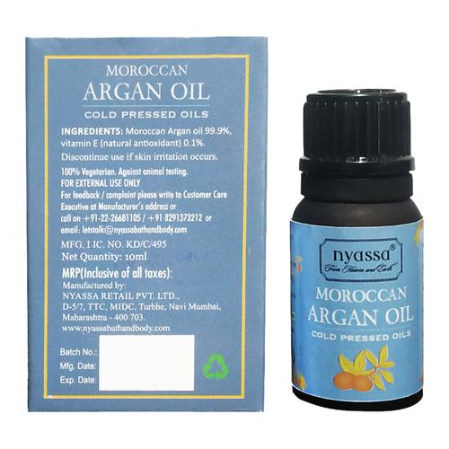 Nyassa Moroccan Argan Oil, 10 ml  Cold Pressed
