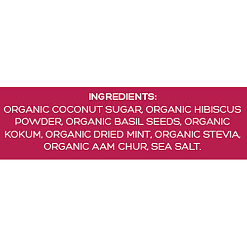 D-Alive Organic Hibiscus Mojito Instant Drink Premix - Sugar-Free, 120 g Glass Jar No Sugar & Gluten