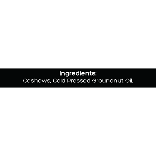 D-Alive Organic Pure Cashew Butter - Unsweetened, 180 g Glass Jar 