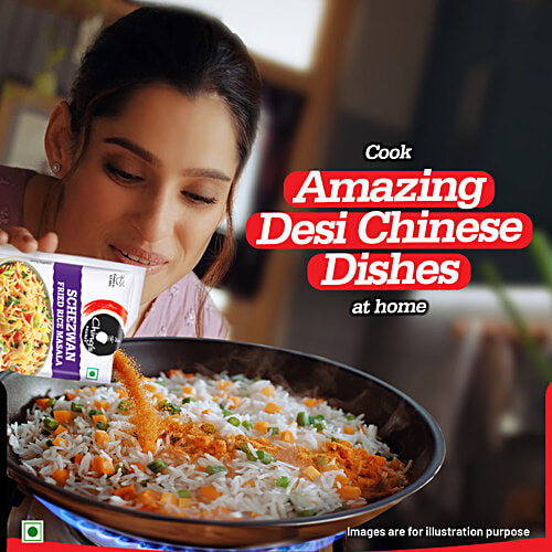 Ching's Secret Desi Chinese Ka Combo Pack of 6 Single Use Assorted Masala Pouches, 120 g  Zero Trans Fat