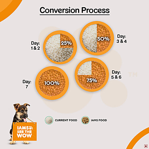 IAMS Proactive Health Dry Dog Food - Smart Puppy Large Breed, Up To 2 Years, 3 kg  Supports Strong Bones & Joints