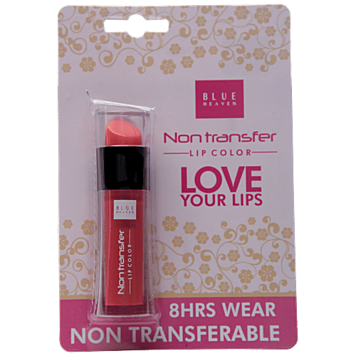 Blue Heaven Non Transfer Lip Color - Scarlet Red 01, 2.8 ML  