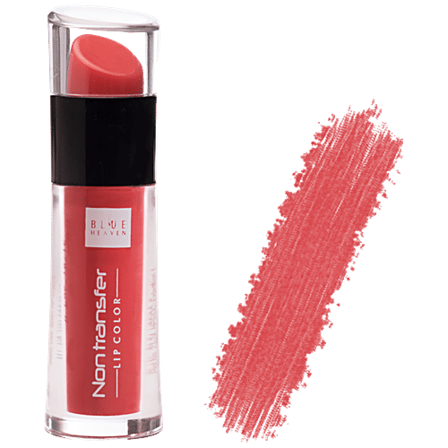 Blue Heaven Non Transfer Lip Color - Scarlet Red 01, 2.8 ML  