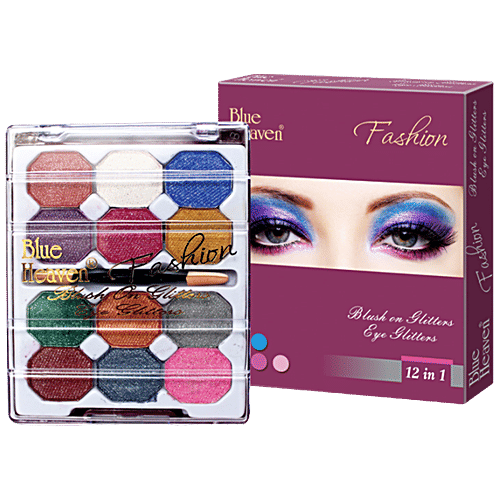 Blue heaven Fashion 12-In-1 Eye Shadow, 10 g (Pack of 2) 
