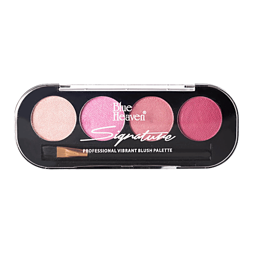 Blue heaven Signature - Professional Vibrant 4-In-1 Blush Palette 03, 8 g  
