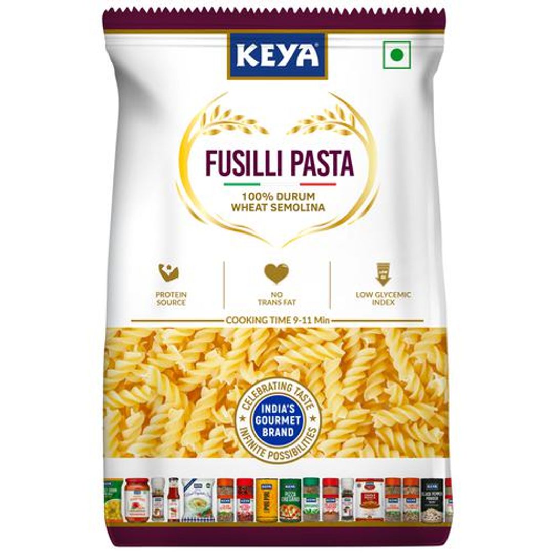 Keya Fusilli Pasta, 400 g Pouch