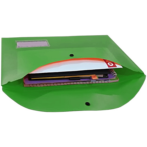 Ravi Agencies Button File Folder - 35.5 x 25.4 cm, 5 pcs  Snap Button Cover
 Thick Plastic