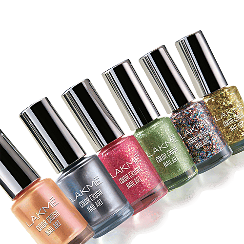 Lakme Color Crush Nail Art - T2, 6 ml Made for Every Mood