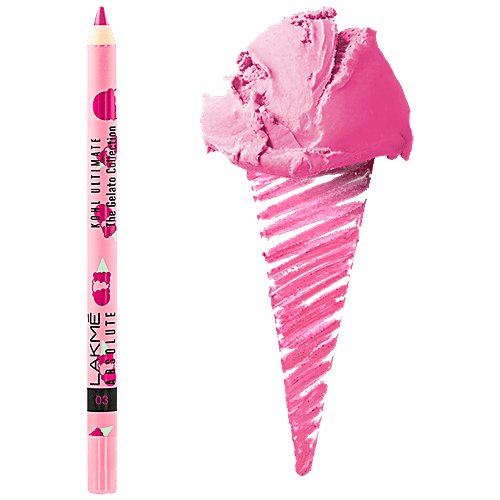 Lakme Absolute Kohl Ultimate - The Gelato Collection, 03 Raspberry, 1.2 g  