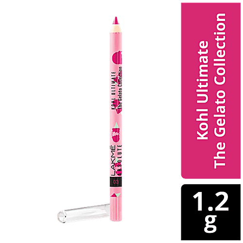 Lakme Absolute Kohl Ultimate - The Gelato Collection, 03 Raspberry, 1.2 g  