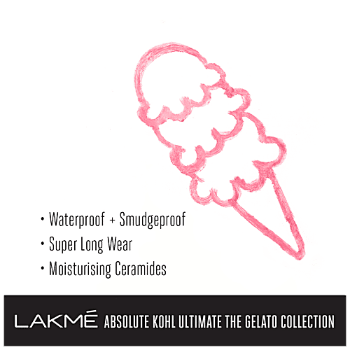 Lakme Absolute Kohl Ultimate - The Gelato Collection, 04 Candy Floss, 1.2 g  