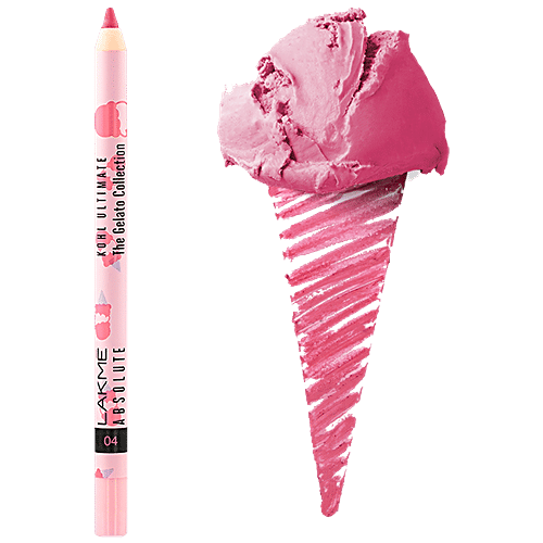 Lakme Absolute Kohl Ultimate - The Gelato Collection, 04 Candy Floss, 1.2 g  
