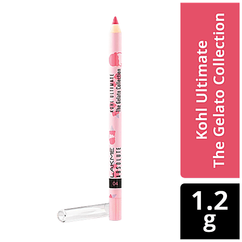 Lakme Absolute Kohl Ultimate - The Gelato Collection, 04 Candy Floss, 1.2 g  