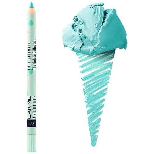 Lakme Absolute Kohl Ultimate - The Gelato Collection, 06 Spearmint, 1.2 g  
