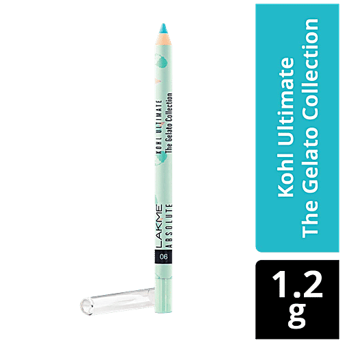Lakme Absolute Kohl Ultimate - The Gelato Collection, 06 Spearmint, 1.2 g  