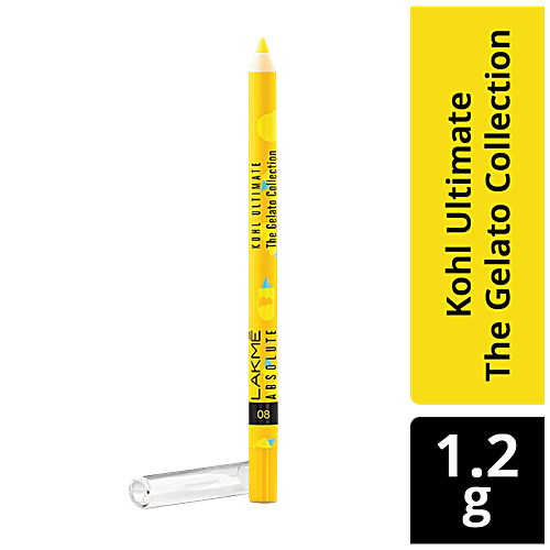 Lakme Absolute Kohl Ultimate - The Gelato Collection, 08 Limoncello, 1.2 g  