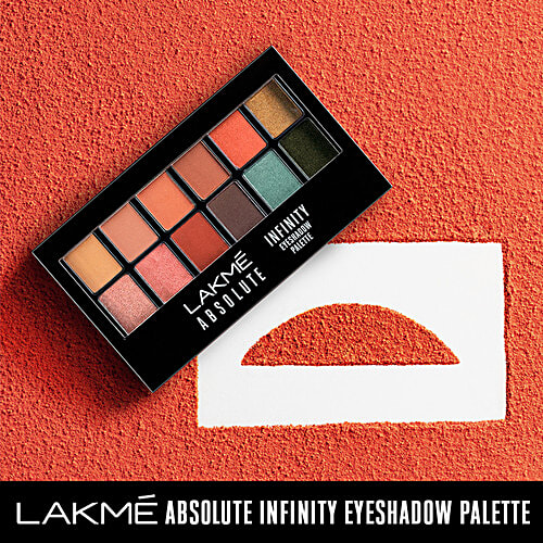 Lakme Absolute Infinity Eye Shadow Palette - Coral Sunset, 12 g  
