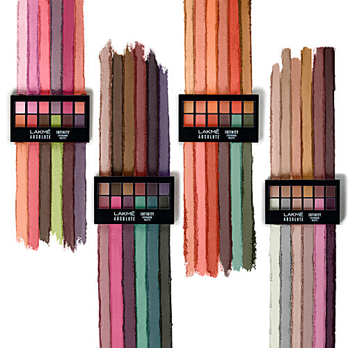 Lakme Absolute Infinity Eye Shadow Palette - Pink Paradise, 12 g  