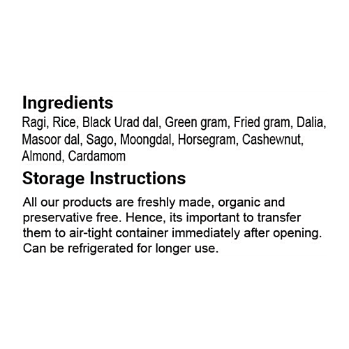 Tots & Moms Health Mix - Sathu Mavu, 200 g Preservative Free, Sugar Free