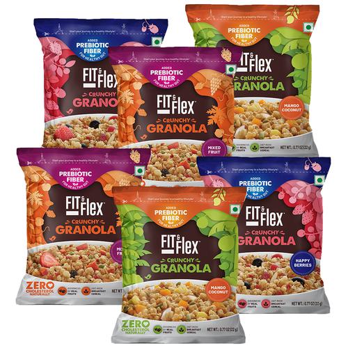 Buy Fit & Flex Crunchy Granola - Variety Pack, With Immunity