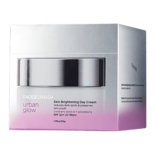 Buy Faces Canada Urban Glow Skin Brightening Day Cream SPF 20 Online