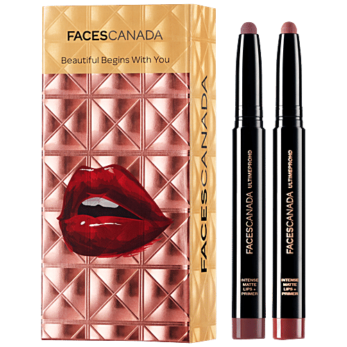 FACES CANADA Ultime Pro HD Intense Matte Lips + Primer Duo Gift Box