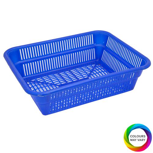 Buy Aaniya Multipurpose Plastic Basket - Large, Assorted Colour Online ...