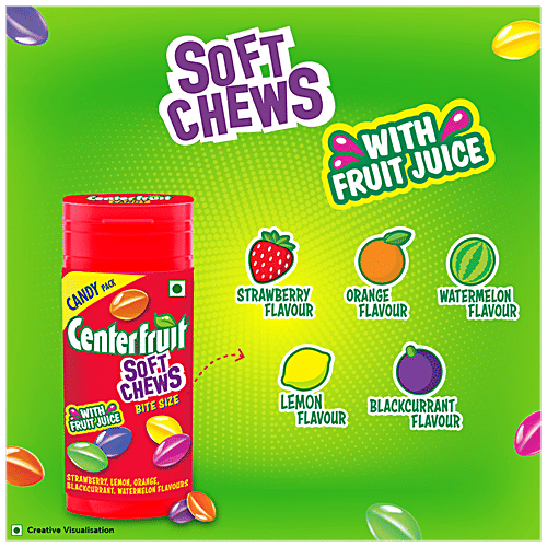 Buy Center Fruit Soft Chews Candy Assorted Flavours Online at Best