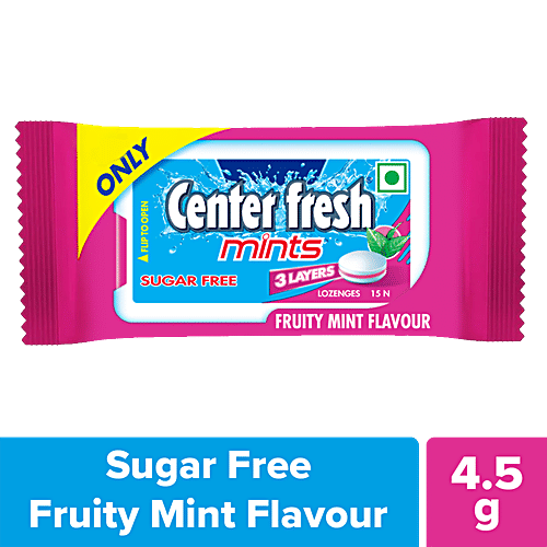 Buy Center Fresh Mints Fruity Mint Flavour, Sugar Free Online at Best