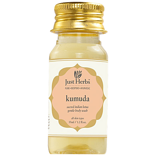 Buy Just Herbs Kumuda Sacred Indian Lotus Gentle Body Wash Online at