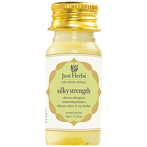 Buy Just Herbs Silky Strength Moisturising Shampoo Online at Best Price