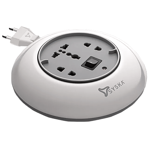 Syska Power Wheel Extension Board - Plastic, PW-0301, 4 mtr, 1 pc  