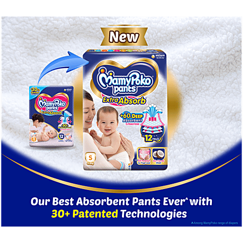 Mamypoko Pants Extra Absorb M, 112 pcs (Pack of 2) 